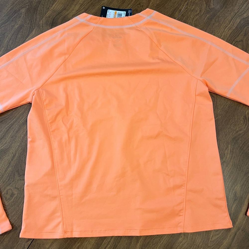 Under Armour Womens UA Train CW Crew Long Sleeve Shirt Orange 1373970 Small NWT - Picture 11 of 14